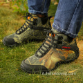 Scarpe da trekking da esterno alte mimetiche